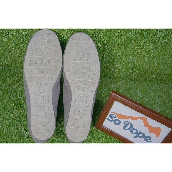 Merrell Gray Canvas Slip On Moccasins Style Shoes - Women's Size 8.5 - Picture 5 of 7